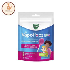 Kẹo Ngậm Ho Dành Cho Trẻ Em Vicks VapoPops Kids