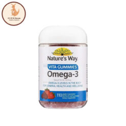 Kẹo Dẻo Bổ Sung Omega 3 Nature's Way Adult Vita Gummies Omega-3 - Hộp 110 Viên