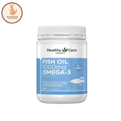 Viên Uống Bổ Sung Dầu Cá Healthy Care Fish Oil No Odour Omega 3 1000mg - Hộp 400 Viên